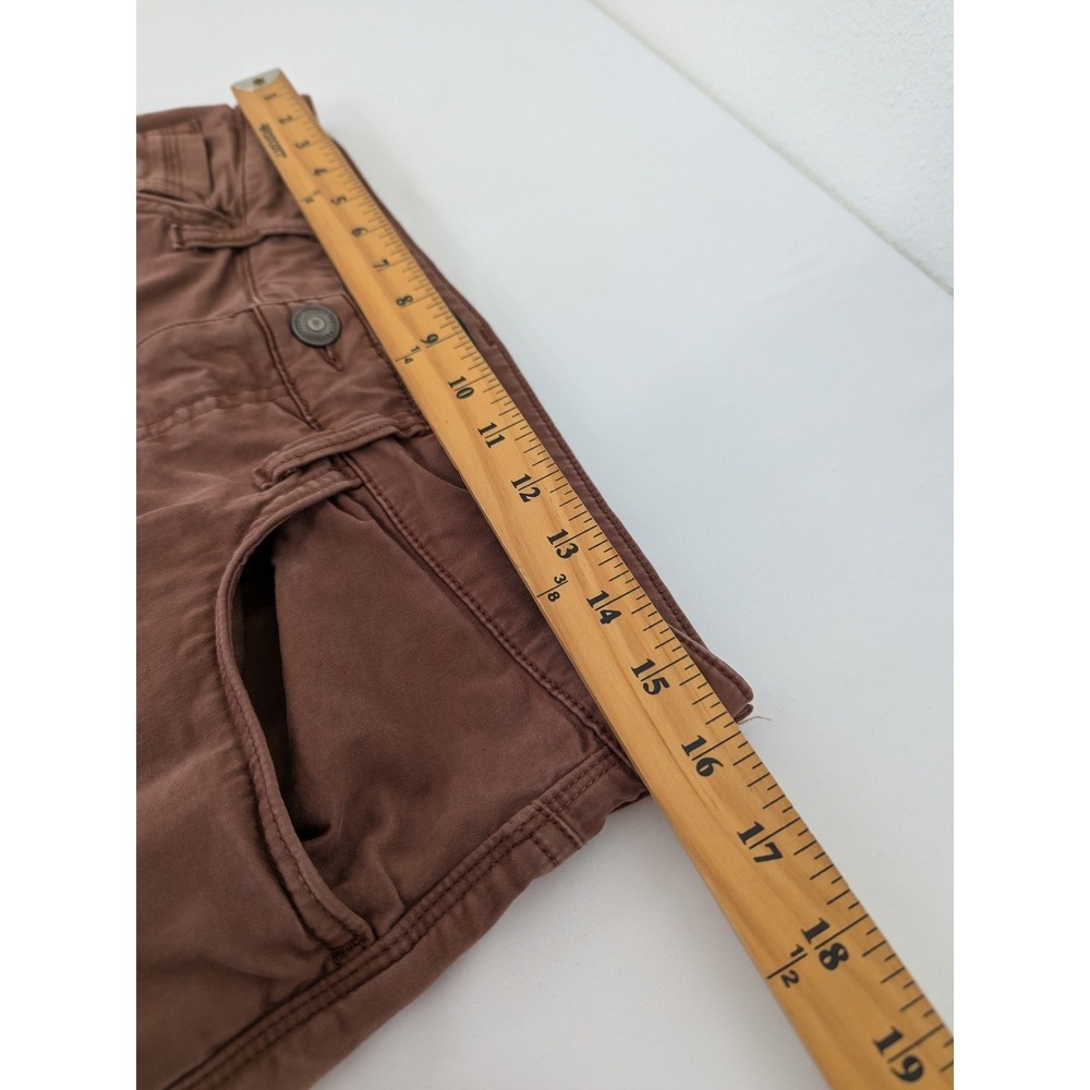 Mavi Zach Straight Leg Twill Pants Mens Size 32x34 Mocha Brown Cotton Stretch - Picture 7 of 10
